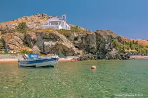 Οι βράχοι στον Αη Γιάννη Κάσπακα της Λήμνου