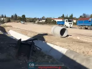 Περιφερειακή Οδός Κατερίνης: Kυκλοφοριακές ρυθμίσεις λόγω εργασιών κατασκευής κόμβου στην Ανδρομάχη