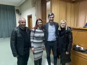 Συνεδρίαση της Ν.Ε. ΠΑΣΟΚ Πιερίας στην Κατερίνη παρουσια του  βουλευτή  β΄ Θεσσαλονίκης Θανάση Γκλαβίνα