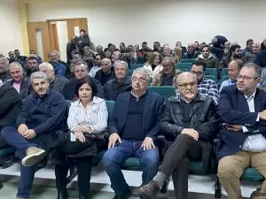 Συνεδρίαση της Ν.Ε. ΠΑΣΟΚ Πιερίας στην Κατερίνη παρουσια του  βουλευτή  β΄ Θεσσαλονίκης Θανάση Γκλαβίνα