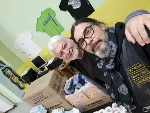 Το Chopper Riders Club katerini κοντά στον «Πολυχώρο Καφέ Κομπολοϊ»