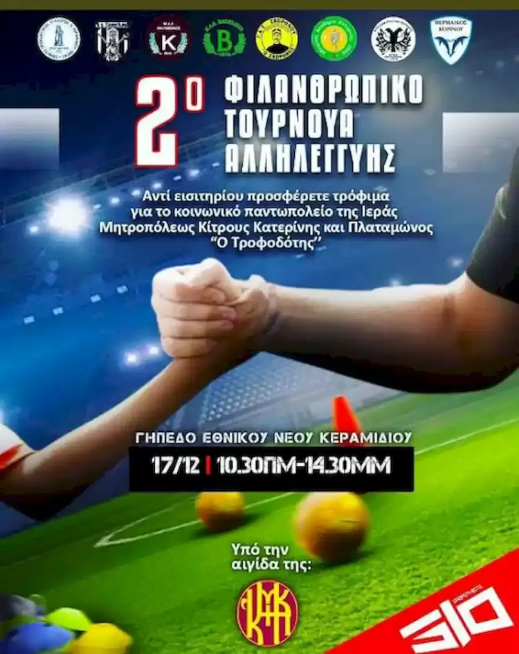 2ο Φιλανθρωπικό Τουρνουά Αλληλεγγύης