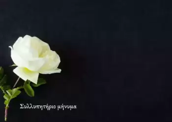 Συλλυπητήριο του Βατανιακού Κατερίνης