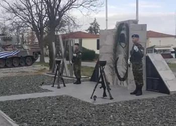 Αγία Βαρβάρα: Με ιεροπρέπεια και μεγαλοπρέπεια τίμησε το Πυροβολικό την προστάτιδά του