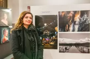 Εγκαίνια ομαδικής εικαστικής έκθεσης – Οι εικαστικοί τίμησαν τη Λίνα Γιαμούζη