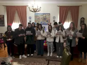 Επίσκεψη μαθητών στον Μητροπολίτη Κίτρους, Κατερίνης και Πλαταμώνος