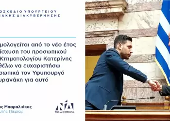 Φώντας Μπαραλιάκος για το Ελληνικό Κτηματολόγιο - «Το παρόν νομοσχέδιο θέτει τέλος στην ταλαιπωρία χιλιάδων συμπολιτών μας» Φώντας Μπαραλιάκος για το Ελληνικό Κτηματολόγιο – «Το παρόν νομοσχέδιο θέτει τέλος στην ταλαιπωρία χιλιάδων συμπολιτών μας»