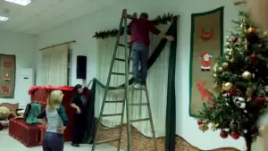 Καπνικός Σταθμός Κατερίνης: Άρχισε η προετοιμασία του Χριστουγεννιάτικου Χωριού