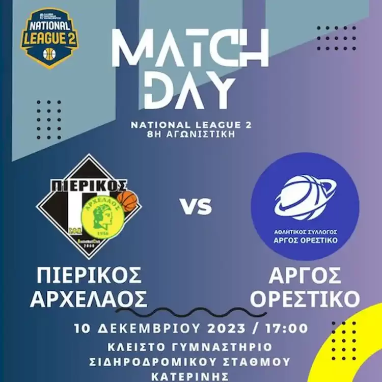 Πιερικός Αρχέλαος – Άργος Ορεκτικό: Φουλ για την νίκη