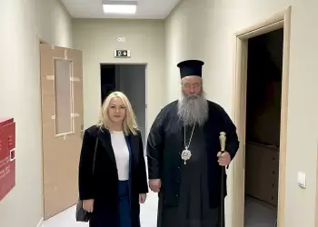 Συμβολή της Υφυπουργού Ανάπτυξης στο έργο της ανακαίνισης του Πνευματικού  Κέντρου της Ιεράς Μητροπόλεως Κίτρους