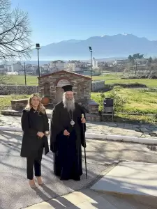 Συνάντηση Μητροπολίτη Κίτρους, Κατερίνης και Πλαταμώνος  με την Συντονίστρια του Γραφείου του Πρωθυπουργού στη Βόρεια Ελλάδα
