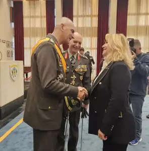 Άννα Μάνη – Παπαδημητρίου: Στην Τελετή παραλαβής καθηκόντων αρχηγού του Γενικού Επιτελείου Στρατού στη Σχολή Ευελπίδων