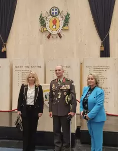 Άννα Μάνη – Παπαδημητρίου: Στην Τελετή παραλαβής καθηκόντων αρχηγού του Γενικού Επιτελείου Στρατού στη Σχολή Ευελπίδων