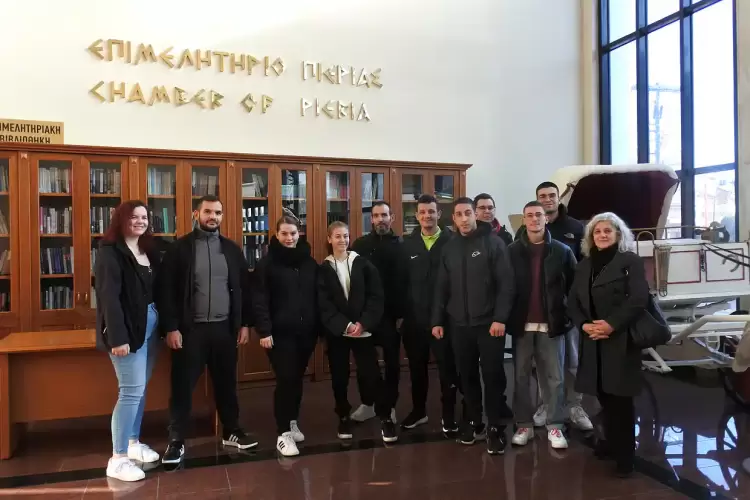 Επίσκεψη του Δημόσιου ΙΕΚ Κατερίνης στο Επιμελητήριο Πιερίας