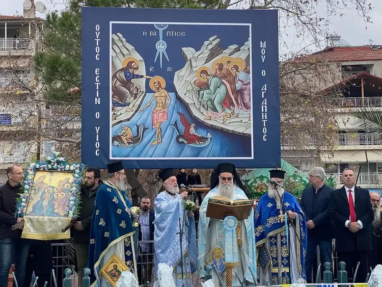 Κατερίνη: Εορτασμός Θεοφανείων για πρώτη φορά στην πλατεία Μακεδονίας