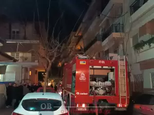 Κατερίνη: Μεγάλη φωτιά στην περιοχή Αστικά – Καταστράφηκε ο 3ος όροφος πολυκατοικίας (εικόνες)