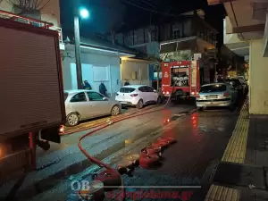 Κατερίνη: Μεγάλη φωτιά στην περιοχή Αστικά – Καταστράφηκε ο 3ος όροφος πολυκατοικίας (εικόνες)