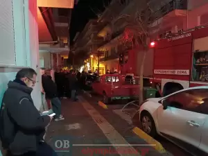 Κατερίνη: Μεγάλη φωτιά στην περιοχή Αστικά – Καταστράφηκε ο 3ος όροφος πολυκατοικίας (εικόνες)