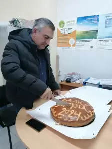 Κοπή πίτας Αγροτικού Συνεταιρισμού Καρίτσας