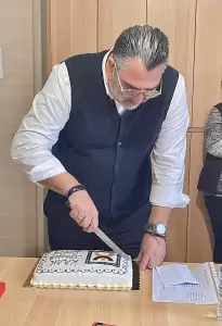 Η κοπή πίτας της Δημοτικής Αστυνομίας Κατερίνης Η κοπή πίτας της Δημοτικής Αστυνομίας Κατερίνης