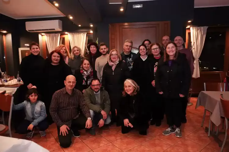 Κοπή βασιλόπιτας του Συλλόγου Εικαστικών Καλλιτεχνών Πιερίας.