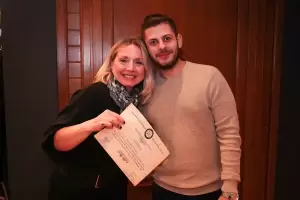 Κοπή βασιλόπιτας του Συλλόγου Εικαστικών Καλλιτεχνών Πιερίας.