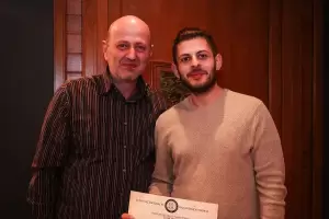 Κοπή βασιλόπιτας του Συλλόγου Εικαστικών Καλλιτεχνών Πιερίας.