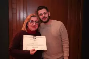 Κοπή βασιλόπιτας του Συλλόγου Εικαστικών Καλλιτεχνών Πιερίας.