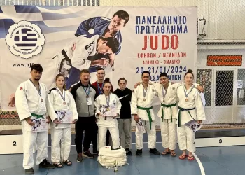 Με το “δεξί” ο Sakura Κατερίνης στο Πανελλήνιο Πρωτάθλημα Τζούντο Εφήβων – Νεανίδων Κ18