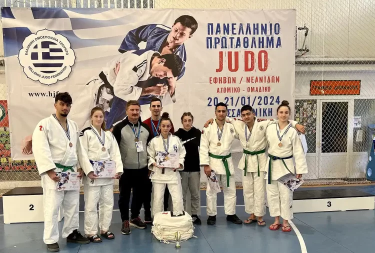 Με το “δεξί” ο Sakura Κατερίνης στο Πανελλήνιο Πρωτάθλημα Τζούντο Εφήβων – Νεανίδων Κ18