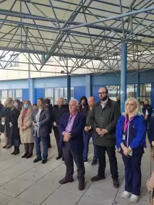 Με κατάνυξη ο Μέγας Αγιασμός για την εορτή των Φώτων στον νέο  Ιερό Ναό του Γενικού Νοσοκομείου Κατερίνης