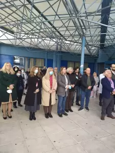 Με κατάνυξη ο Μέγας Αγιασμός για την εορτή των Φώτων στον νέο  Ιερό Ναό του Γενικού Νοσοκομείου Κατερίνης