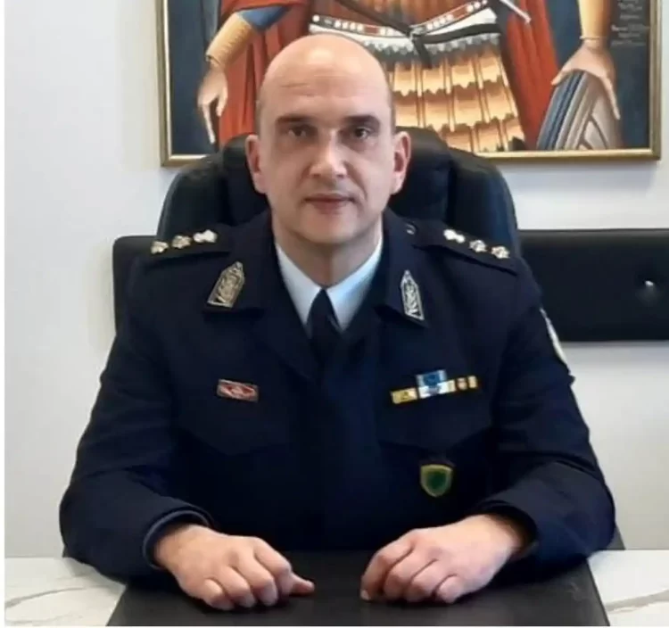 Συγχαρητήριο μήνυμα του Δημάρχου Κατερίνης στον Διευθυντή της Διεύθυνσης Αστυνομίας Πιερίας, Γεώργιο Κουκουσέλα