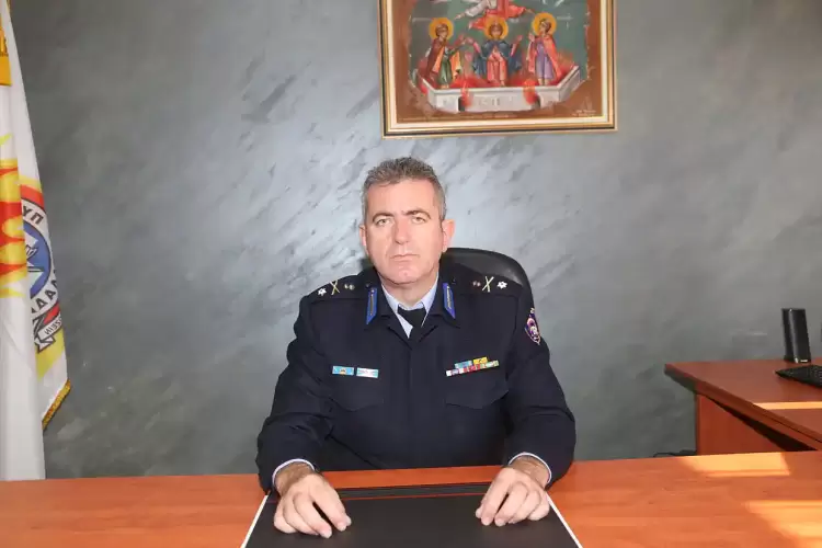 Συγχαρητήριο μήνυμα του Δημάρχου Κατερίνης στον προαχθέντα Αντιστράτηγο  Πυροσβεστικού Σώματος Ευάγγελο Φαλάρα