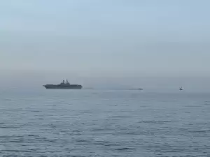 Το «uss Mesa Verde» στο Λιτόχωρο (βίντεο & εικόνες)