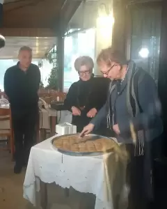 Η Βασιλόπιτα και η … αλλαγή φρουράς των αρχαιοφυλάκων Δίου