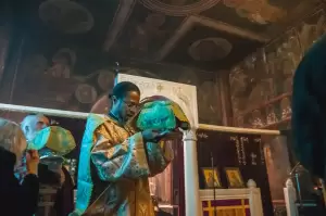 1η Εκκλησιαστική Λειτουργία στον Άγιο Φώτιο Κατερίνης (εικόνες)