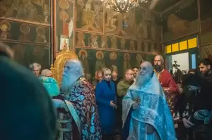 1η Εκκλησιαστική Λειτουργία στον Άγιο Φώτιο Κατερίνης (εικόνες)