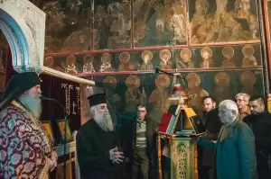 1η Εκκλησιαστική Λειτουργία στον Άγιο Φώτιο Κατερίνης (εικόνες)