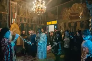 1η Εκκλησιαστική Λειτουργία στον Άγιο Φώτιο Κατερίνης (εικόνες)