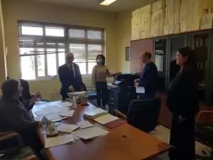 O Παναγιώτης Κοκκόρης, Υποδιοικητής του E ΕΦΚΑ στην Κατερίνη, επισκέφτηκε τη διεύθυνση E ΕΦΚΑ Πιερίας