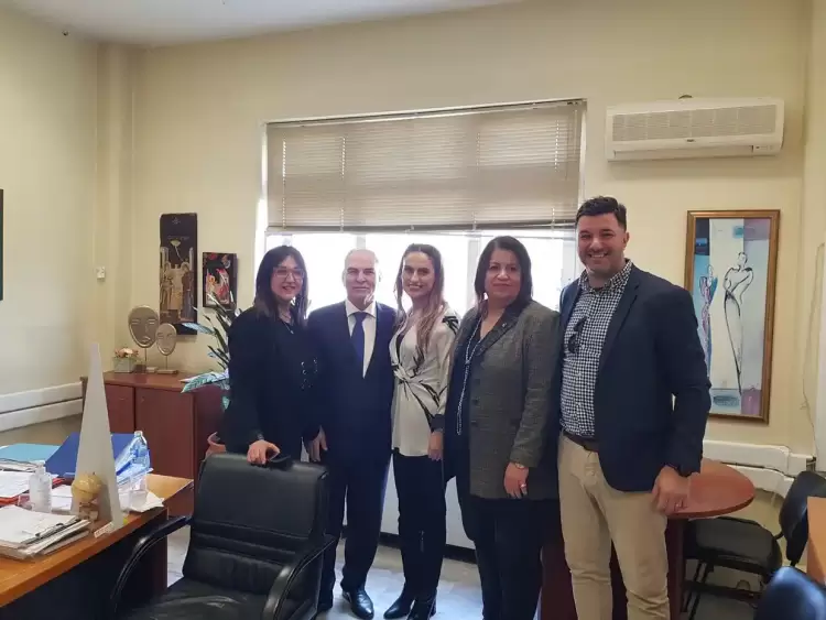 O Παναγιώτης Κοκκόρης, Υποδιοικητής του E ΕΦΚΑ στην Κατερίνη, επισκέφτηκε τη διεύθυνση E ΕΦΚΑ Πιερίας