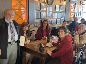 Η Ένωση Συγγραφέων Πιερίας έκοψε τη βασιλόπιτά της