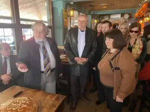 Η Ένωση Συγγραφέων Πιερίας έκοψε τη βασιλόπιτά της