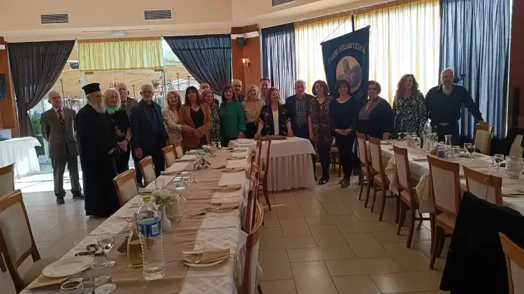 Κοπή πίτας Σύλλογος Θεσσαλών Πιερίας Γεώργιος Καραϊσκάκης