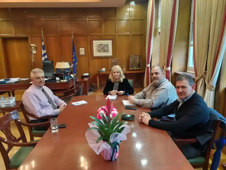 Άννα Μάνη – Παπαδημητρίου: Συνάντηση με τον Γραμματέα Παραγωγικών Τομέων της Νέας Δημοκρατίας κ. Άκη Μπάφα Άννα Μάνη – Παπαδημητρίου: Συνάντηση με τον Γραμματέα Παραγωγικών Τομέων της Νέας Δημοκρατίας κ. Άκη Μπάφα