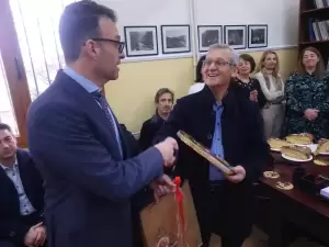 Οι δασικοί  της  Πιερίας  έκοψαν  βασιλόπιτα