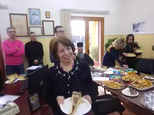 Οι δασικοί  της  Πιερίας  έκοψαν  βασιλόπιτα