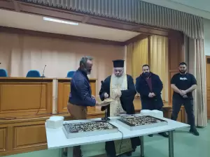 Το Τμήμα Πάλης του ΓΑΣ Αρχέλαος Κατερίνης έκοψε την βασιλόπιτα του