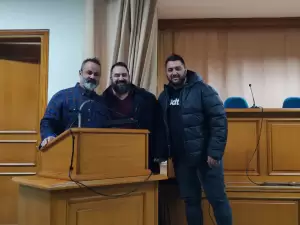 Το Τμήμα Πάλης του ΓΑΣ Αρχέλαος Κατερίνης έκοψε την βασιλόπιτα του